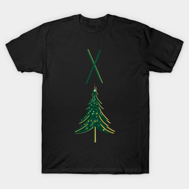 Christmas Playing Card T-Shirt by xsaxsandra